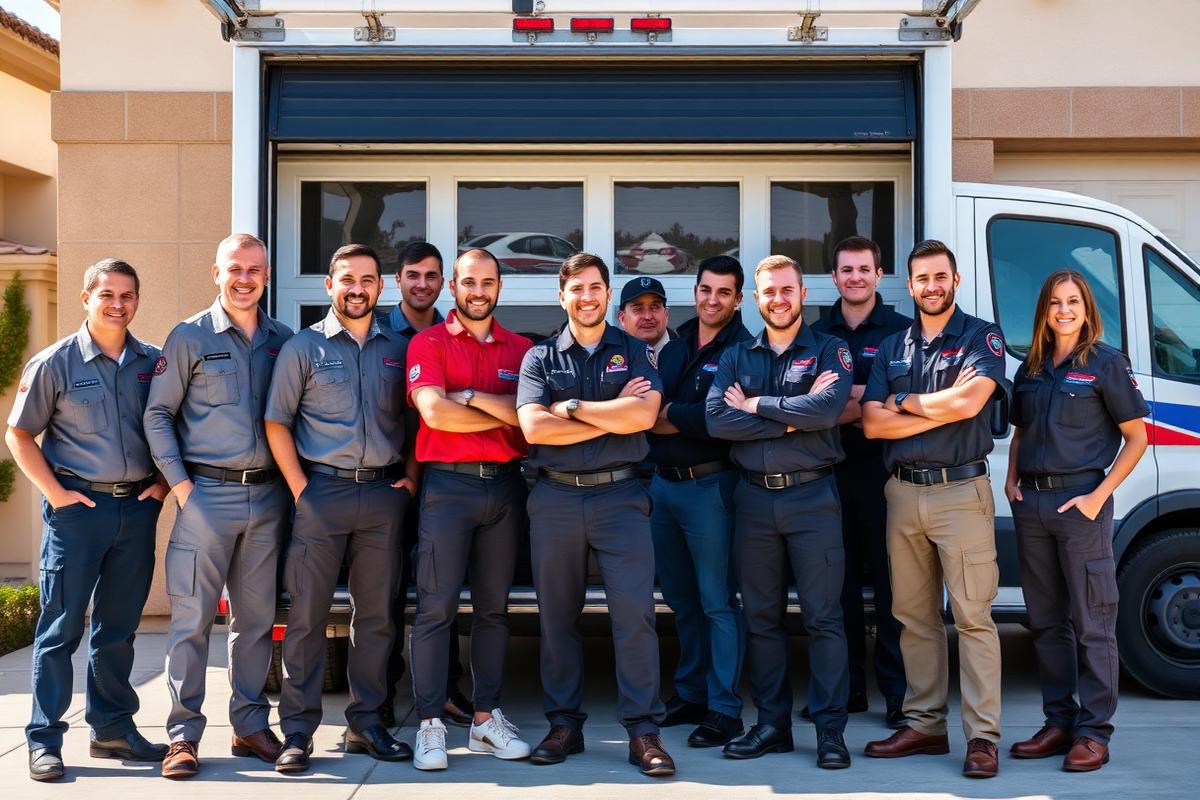 Garage Door Vallejo professional technician team in Vallejo